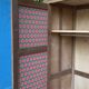 Parisian wardrobe, art deco raw wood wardrobe, 1930