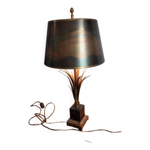 lampe en laiton et bronze - circa 1970