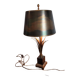 Charles brass and bronze lamp circa 1970