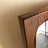 Scandinavian rosewood mirror Aksel Kjersgaard 166 for Möbel Odder 1960