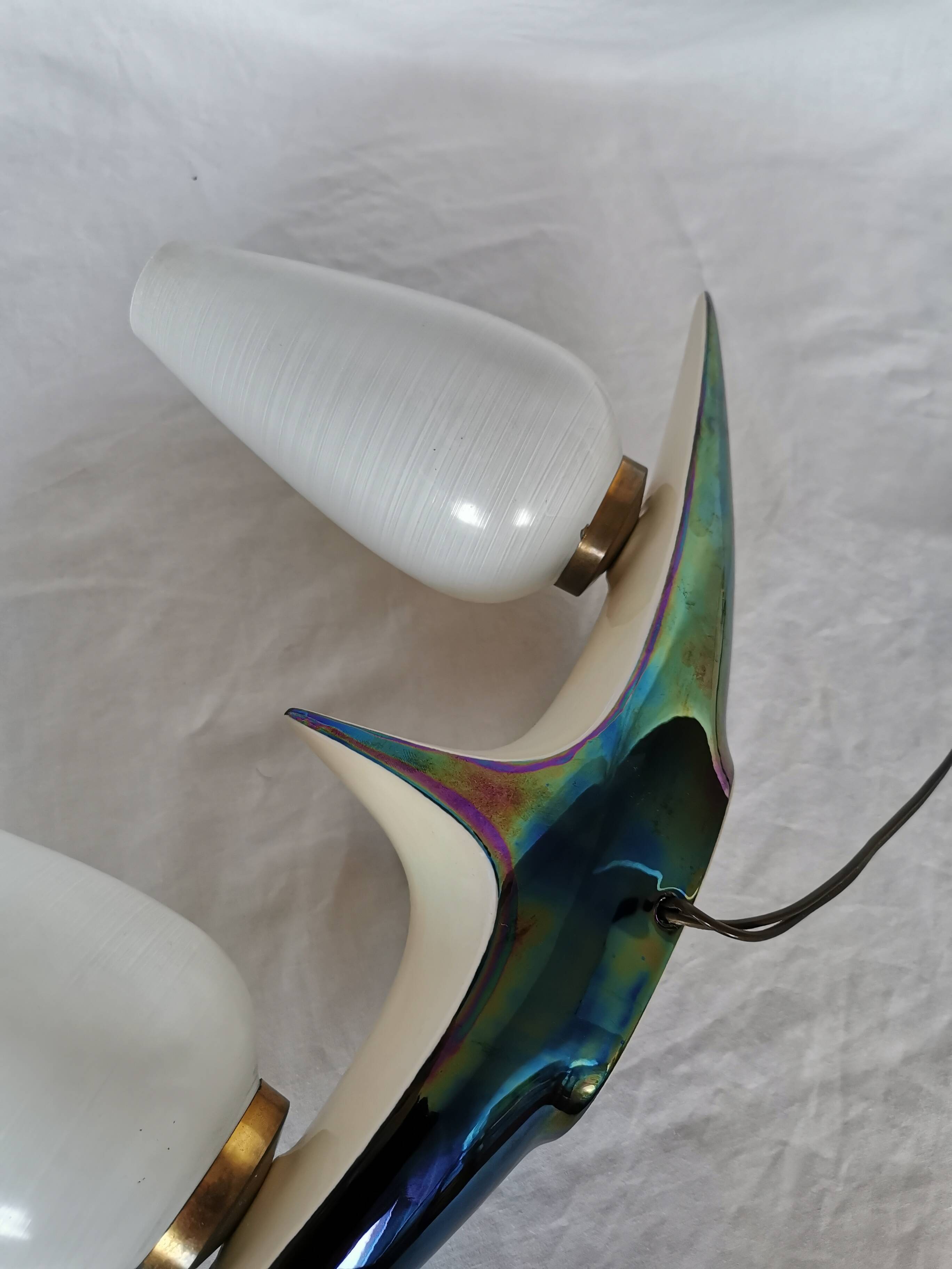 Verceram ceramic lamp, 1950, France.
