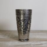 Antique brass lassi glass