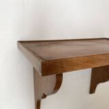 solid beech wood wall shelf