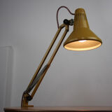 brown adjustable achitect table lamp by tep, 1970s
