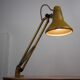brown adjustable achitect table lamp by tep, 1970s