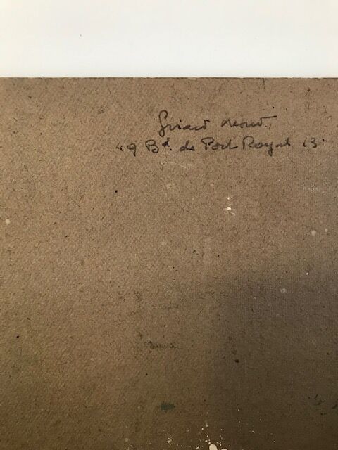 Tableau de girard mond - "le manoir de la bonne aventure" gué sur loir