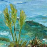 Oil on canvas landscape