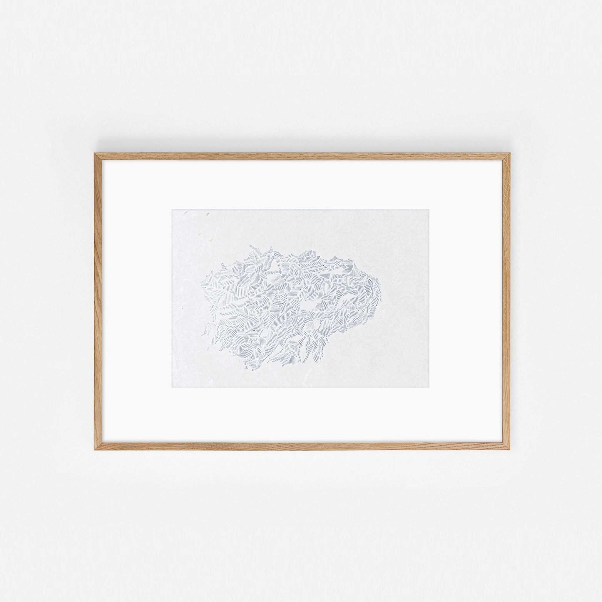 Drawing 21X29.7 made and signed by the Italian artist Maria Chiara Re. 2022.