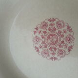 Gien's opaque porcelain hollow plate Mangalore Diam 23 cm