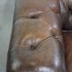 Cowhide Leather 3-Seater Chesterfield Sofa