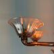 Venetian chandelier in amethyst Murano glass, circa 1920
