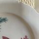 Longwy ironstone flat plate, Birds pattern