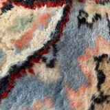 Iranian silk carpet handmade 76x131cm