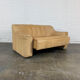Swiss extendable 2-seater camel leather DeSede DS-44, 1970s.