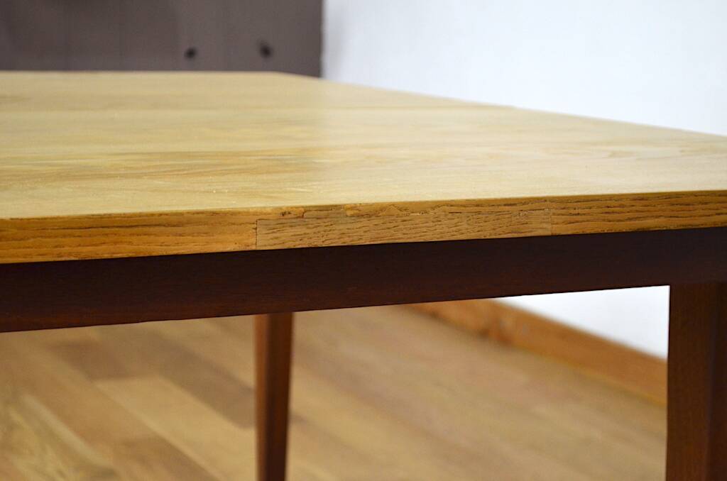 Two-tone dining table by Gustave Gautier, Eros Vintage Edition, 1950