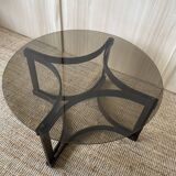 Glass & wood coffee table - Ingmar Relling