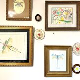 Blue dragonfly frame