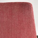 Couple of Italian midcentury modern design red armchairs 1950s