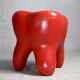 “Tooth” stool. Vintage. Plastic.
