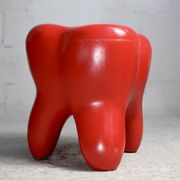 Tabouret "dent". Vintage. Plastique.