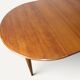 Scandinavian extendable dining table in teak - 1960s