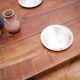 Vintage wooden farmhouse dining table