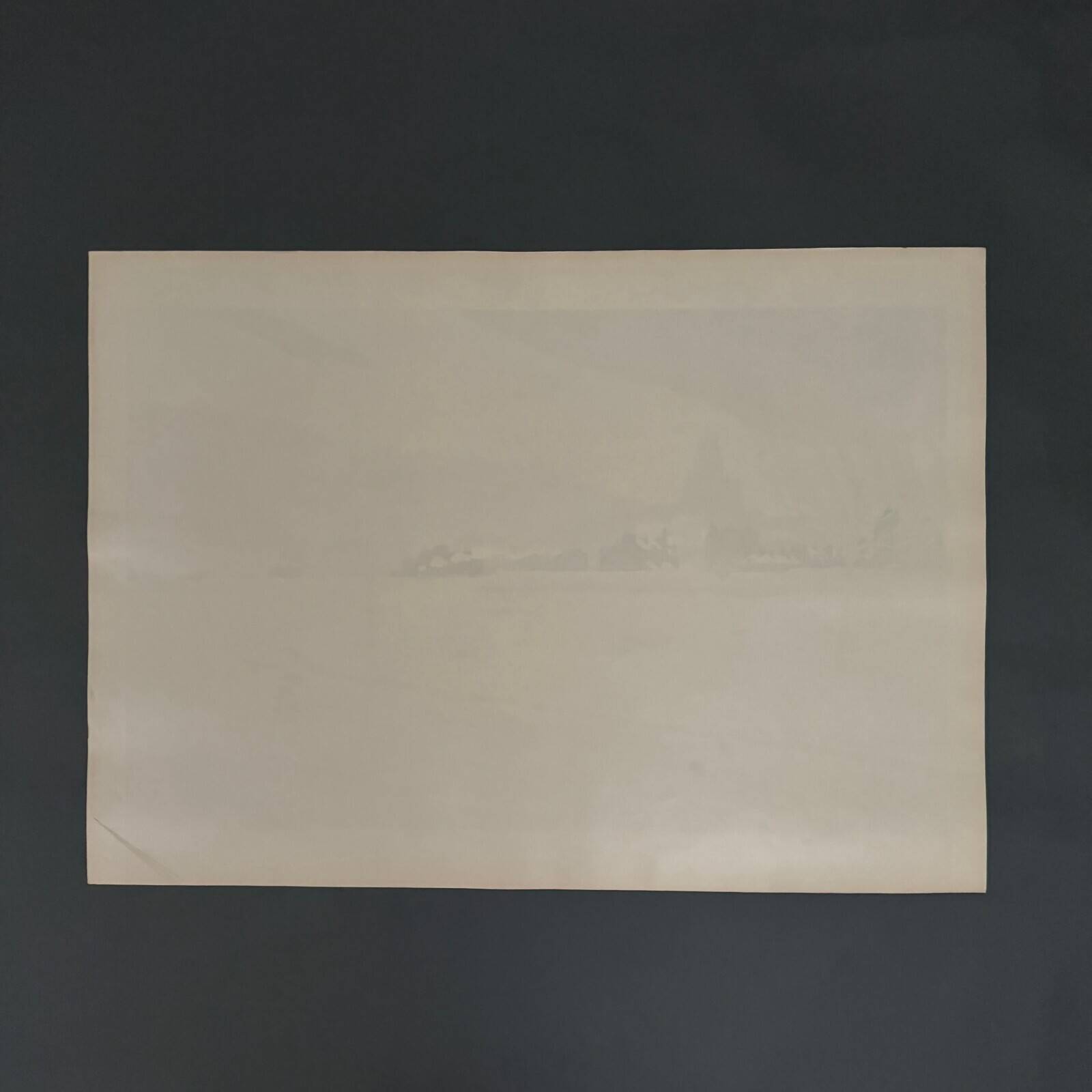 Lithograph by Henri Rivière The Butte Montmartre viewed from the Fortifications