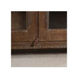 Blue patina glazed cabinet