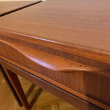 Pair of bedsides in teck