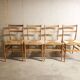 Ensemble de 4 chaises Leggera par Gio Ponti