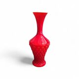 Large Italian glass vase Empoli