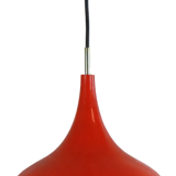 Glass pendant lamp orange