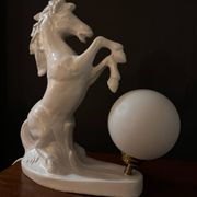 White horse lamp from the 1970s.