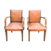 Paire de fauteuils bridge