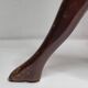 Tripod wooden gueridon, wine table type, English style, 29 cm top.