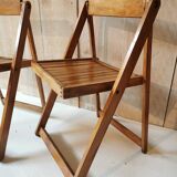 Pair of folding chairs