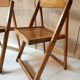 Paire de chaises pliantes