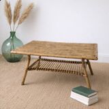 Rattan coffee table