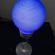 Small blue lamp bulb postmodern 90s Pop Art style