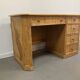 Unique desk in rattan or split rattan, Vivai del Sud style.