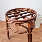 Rattan stool/plant stand - Vintage