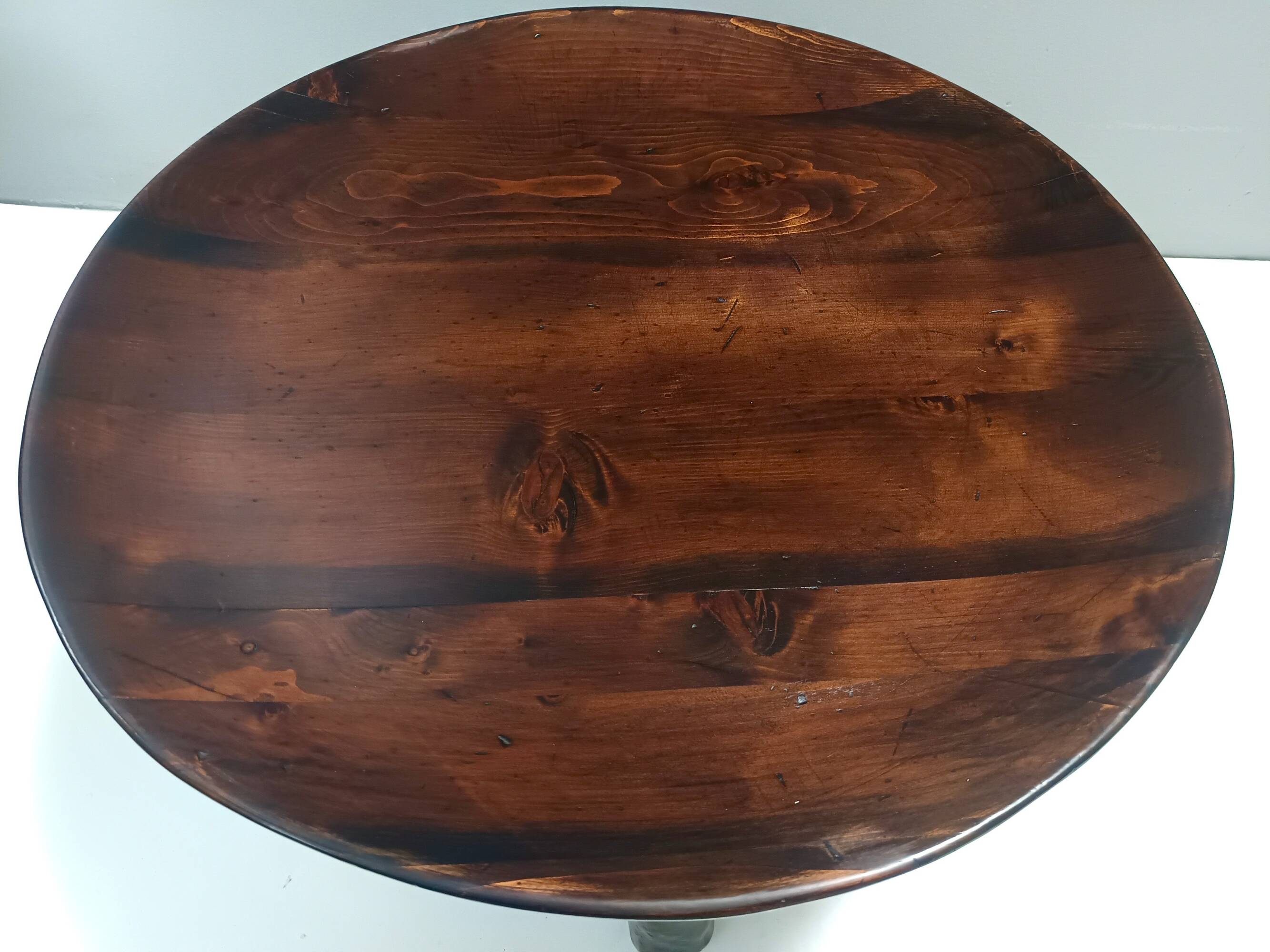 Brutalist Round Beech Coffee Table