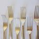 6 Apollo silver-plated metal forks, hallmarked 2106245