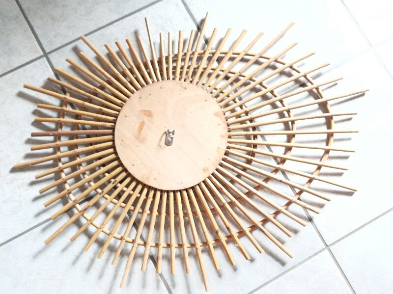 Rattan mirror 80x62cm