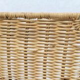 Rattan office organizer