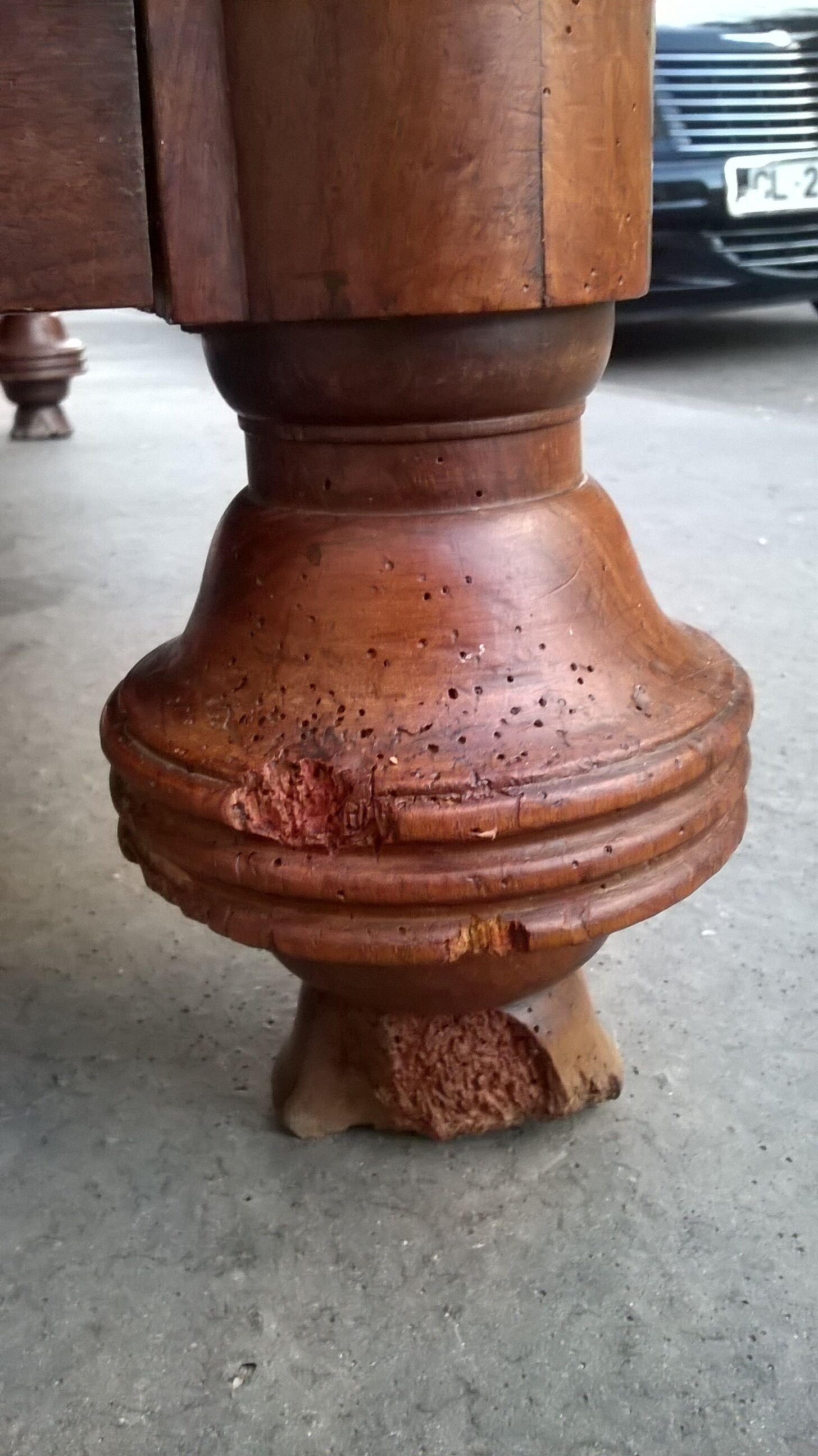 Old buffet two period walnut Empire bodies