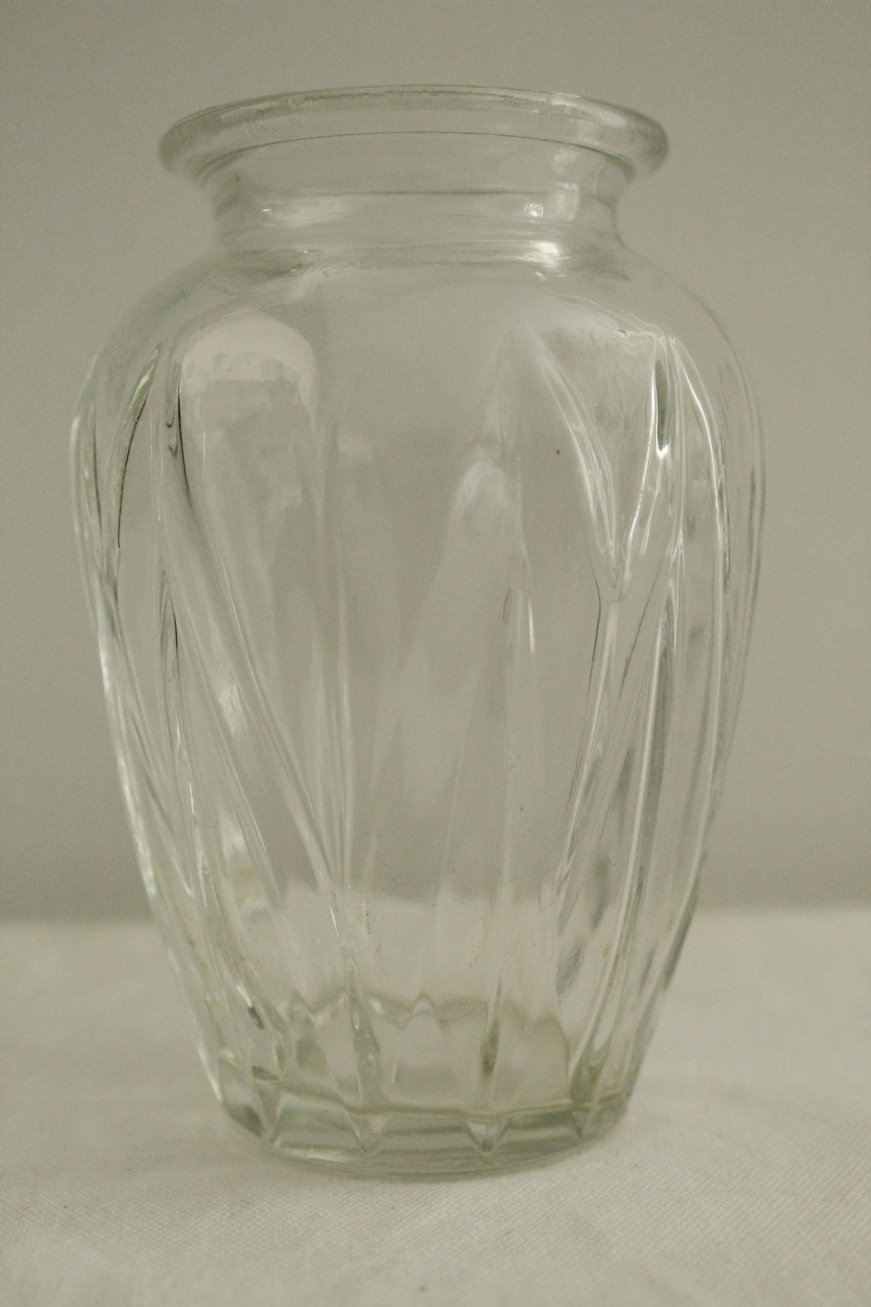 Small art deco glass vase