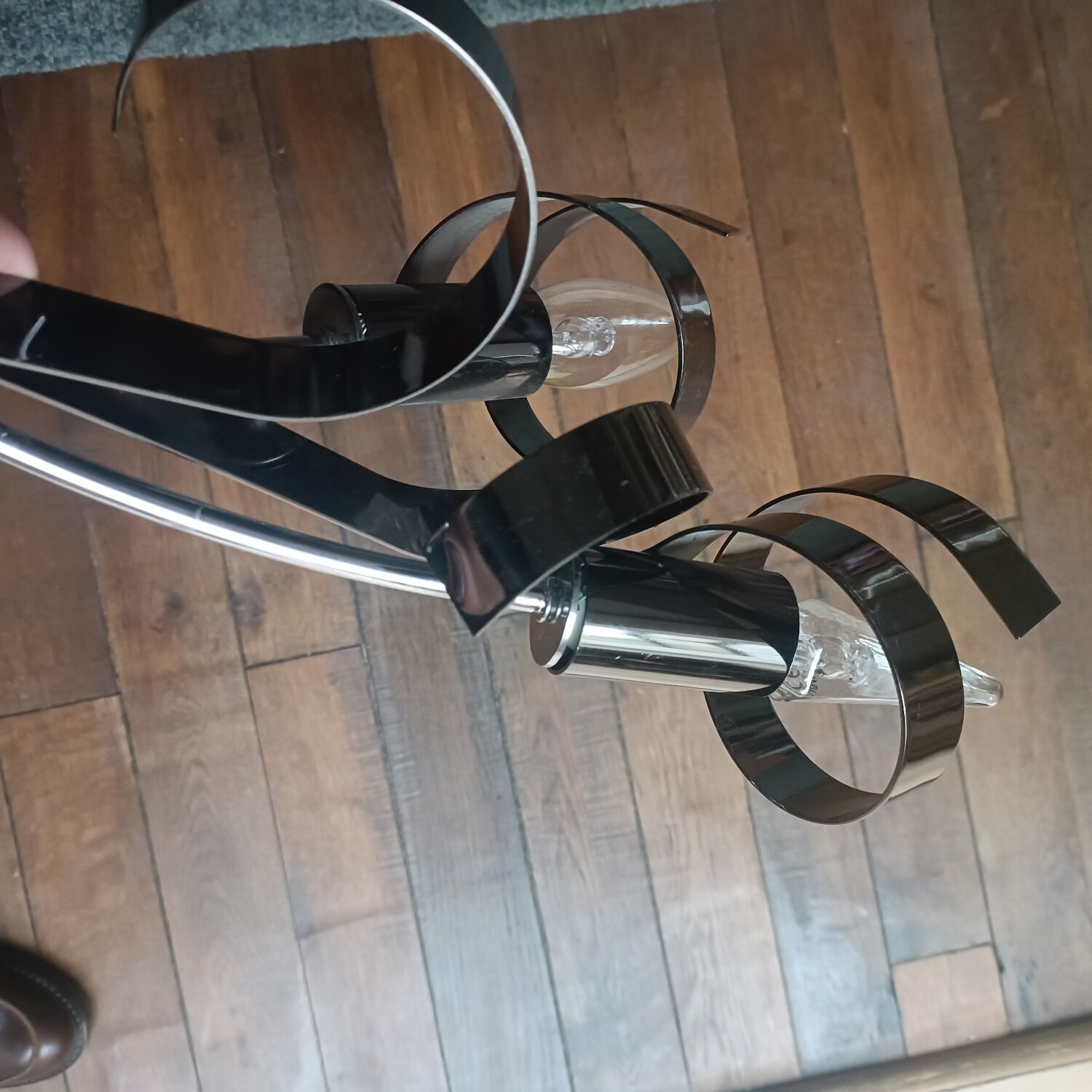 Chrome wall light Laurie Lumière