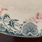 Lot de 7 assiettes Longwy Art nouveau