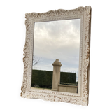 Miroir bois sculpté